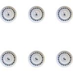 Porser Porselen Hitit Sefa Çay Tabağı Takımı 10CM 6 Parça BNS6CTPRS1237 - 10 cm