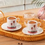 Porsima 03 Porselen 12 Parça Türk Kahve Fincan Takımı 90 ml