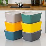 Porsima 1037 Erzak Cok Amacli Bakliyat Saklama Kabi Dolap Ici Organizer 6'Lı 1,5 L Still Box
