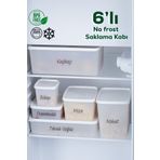 Porsima 1155 Alaska No Frost -20°c Etiketli 6lı Derin Dondurucu Saklama Kabı