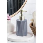 Porsima 3205 Porselen Sıvı Sabunluk - Tezgah Üstü Banyo Mutfak Lavabo Sabunluğu - 250 Cc