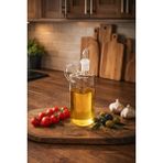 Porsima 408 Kare Borosilikat Cam Yağdanlık Yağlık Sirkelik 400ML - 1 adet