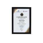 Porsima 4412 Siyah Ahşap Modern Dekoratif Cam Fotoğraf Çerçevesi Masa Duvar Fotoğraf Çerçevesi 21x29,7cm
