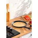 Porsima 579.0093 Granit Yanmaz Yapışmaz Tava Krep Tavası 26 cm Siyah