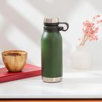 Porsima Çift Katmanlı Koyu Yeşil Paslanmaz Çelik 500 mL Termos