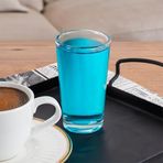 Porsima Glass 6591 Meşrubat Kahve Yanı Bardağı Sunumluk 6 Adet 100cc Meşrubat Bardak