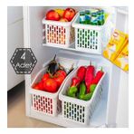 Porsima Org-24 4 Lu Cok Amacli Plastik Dolap Ici Duzenleyici Saklama Kutusu Organizer Sepet