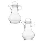 Porsima Pbt-570 Kapaklı Akrilik 2Li Yağlık Sirkelik Yağdanlık Seti 80Ml