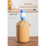 Porsima Pbt-592 Bambu Damacana Kılıfı Kumaş Korumalı İpli Hasır Kılıf 35*42cm 19 lt