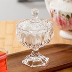 Porsima Sur-31 Cam Ayaklı Şekerlik Sunumluk Lokumluk Kahve Yanı Drajelik 150 ml