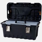 Port-Bag SE.03 21 inç Strongo Eko Metal Kilitlli Siyah Plastik Takım Çantası