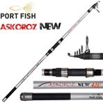 Port Fish Askoroz New 390 cm 100-250 gr Atarlı Karbon Surf Olta Kamışı