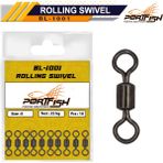 Port Fish BL-1001 Bilyalı Fırdöndü - Seçeneği: 4/0