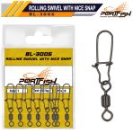Port Fish BL-3006 No:3 Bilyalı Kilitli Klips
