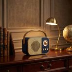 Portable m24 Nostaljik Bluetooth Hoparlör | Bluetooth 5.2 | Usb & Tf Kart Destekli | Led Taşınabilir Speaker