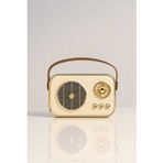 Portable M4 retro Retro Bluetooth Hoparlör - Radyo Görünümlü Taşınabilir Speaker M4 Yüksek Ses Kaliteli Ses Bombası