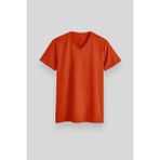 Portakal Basic Kısa Kol Standart Kalıp V Yaka Erkek T-Shirt - 87912