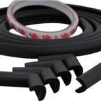 PORTAKAL SAFETY Porakal Safety Kauçuk Mini Kenar Mini Köşe Koruyucu Seti-siyah