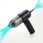 Portatif 60 W 5000 PA Usb Sarjlı Araç İçi Ofis Süpürge Süpürme Hava Üfleyici Top Balon Yatak Şişirme