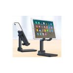 Portatif Masaüstü Telefon Tablet Tutucu - Siyah