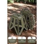 Portatif Taşınabilir Katlanabilir Tank Tabure Kamp Piknik Balıkçı Plaj Taburesi Yeşil - 6456 Ecorce Tube Marron - Polyester