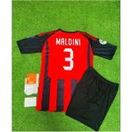 Portego 2007 Sezonu Paolo Maldini Nostalji Çocuk Forması 4'lü Set - 10 - 11 Yaş - Kırmızı