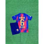 Portego Barcelona 2025/26 Yeni Sezon Gavi Iç Saha Çocuk Forması - 6 - 7 Yaş - 001-Siyah