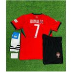 Portego Portekiz 2024-25 Yeni Sezon Cristiano Ronaldo Iç Saha Çocuk Forması 4'lü Set - 5 - 6 Yaş - Kırmızı