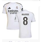 Portego Real Madrid 2025/26 Yeni Sezon Valverde Iç Saha Forması - XL - 001-Siyah