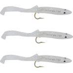 Portfish Hippnos Iğneli Silikon Balık 10.5cm #11 Simli Şeffaf (3 Adet)