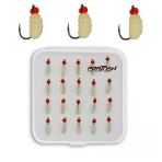 Portfish Kurtcuk Silikon Yem 20 Li Paket Renk: Beyaz