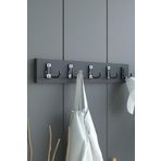 Portmanto Duvar Askılığı Elbise Askılığı Antrasit ASKI-001-4 - 50 cm