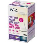 Portre Masa Lambası Ayarlanabilir Beyaz, Farklı Beyaz Tonları Seçimi, Kısılabilir, Ev Ofisinde Video Aramaları Için Uygundur, Wi-Fi Üzerinden Uygulama/ses Üzerinden Akıllı Kontrol, Beyaz