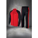POSEIDON STORM Battal Beden Erkek Kırmızı Özel Supra Penye Terleme Önleyici İki Parçalı Takım 4XL-10XL