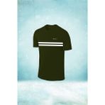 Poseidon Storm Büyük Beden Erkek Haki Dri-Fit Kumaş Düz Kısa Kol Konforlu Tişört (4xl- 10XL) - 7XL