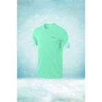 Poseidon Storm Erkek Su Yeşili Dri-Fit Kumaş Bisiklet Yaka Sporcu Günlük T-Shirt S-3xl - Mavi