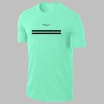 Poseidon Storm Yeni Seri Büyük Beden Erkek Su Yeşili Dri-Fit Kumaş Baskısız Yuvarlak Yaka Kısa Kol Tişört (4xl- 10XL) - 6XL