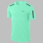 Poseidon Storm Yeni Seri Erkek Su Yeşili Dri-Fit Kumaş Bisiklet Yaka Sporcu Günlük T-Shirt S-3xl