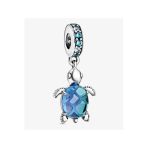 Poseidons Jewellery Murano Camı Denizi Kaplumbağası Sallantılı Charm