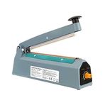 Poşet Ağzı Kapama Yapıştırma Makinesi 20 cm Metal Gövde