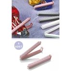 Poşet Klipsi 10 Cm – Gıda Poşeti Kapatma Mandalı, 6 Adet Çok Amaçlı Plastik Klips, Mutfak Saklama Için (Renkli Set)