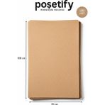 Poşetify Düz Kraft Paketleme Kağıdı 100’Lu | 70X100 Cm | Çok Amaçlı Ambalaj Kâğıdı