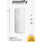 Poşetify Kalın Balonlu Naylon Patpat Rulo 25 cm x 50 m | 35 gr/m² | 3 Katlı | 1. Sınıf Ambalaj Malzemesi