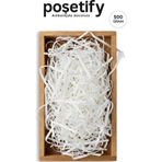 POŞETİFY Premium Kırpık Kâğıt Dolgu – 500 gr | Beyaz | Estetik Ambalaj | Koruyucu Paketleme Kâğıdı