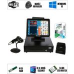 Posstart Market Barkod Sistemi | Uygun Set - USB - Siyah