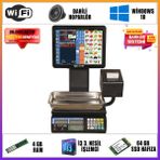 Posstart Pos Terazi Manav Barkod Sistemi / Ekonomik Set - Siyah
