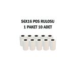 Post 56x16 Termal Pos Rulosu 1 Paket 10 Adet