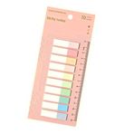 Post İt 10 Renkli 200 Yaprak Yapışkan Not Kağıtları Sticky Notes Etiket Not Defteri Kitap Ayracı (Vanilya Yarım)