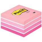 Post-it 2028-P Yapışkanlı, Küp Not, Pembe Tonları, 76x76 mm