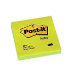 Post-it 654 Not, Sarı, 100 yaprak, 76x76mm